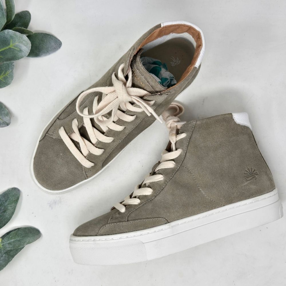 Soludos Suede Ibiza High Top Sneakers 8.5 — image 2 of 8